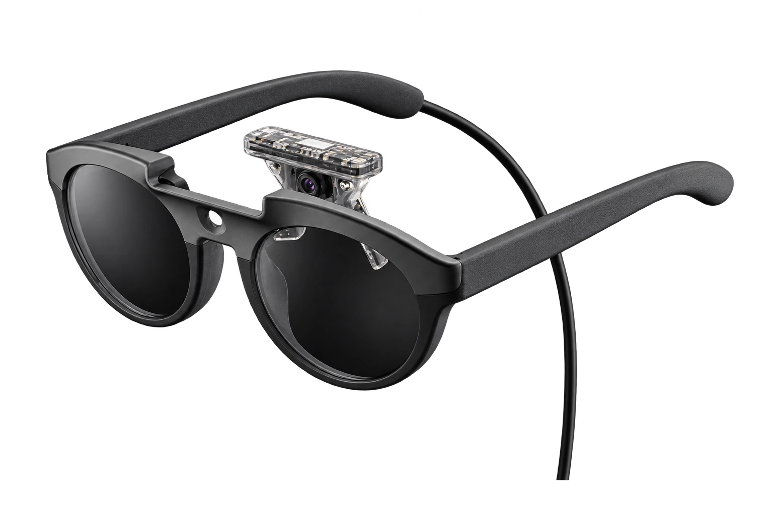 Pupil Labs Neon wearable eye tracking glasses with an integrated tracking module